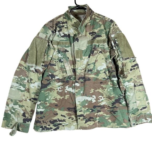 Army Air Force Combat Womens Coat Green OCP Camo ACU Uniform Stretch 39 Regular - Picture 1 of 13